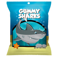Wholesale MoMints Gummy Sharks 5 Oz Peg Bag- Bulk