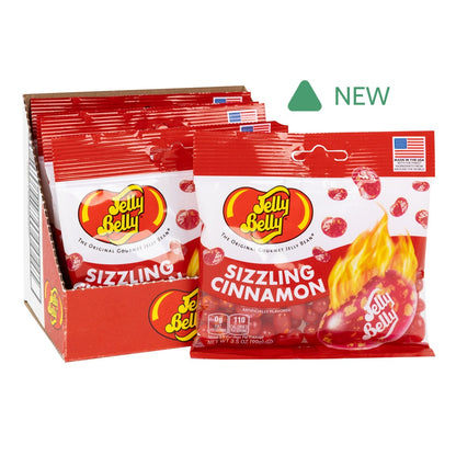 Wholesale Jelly Belly Sizzling Cinnamon 3.5 Oz Peg Bag- Bulk