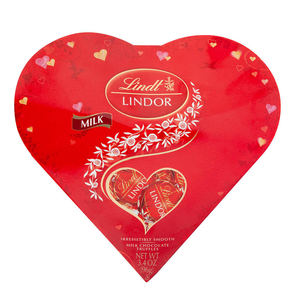 Wholesale Lindt Lindor Milk Chocolate 3 Oz Heart Box- Bulk