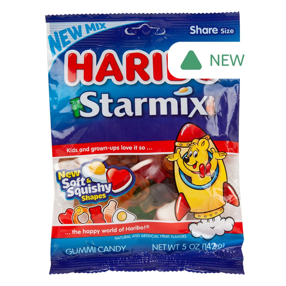 Wholesale Haribo Starmix Gummi Candy 5 Oz Peg Bag- Bulk