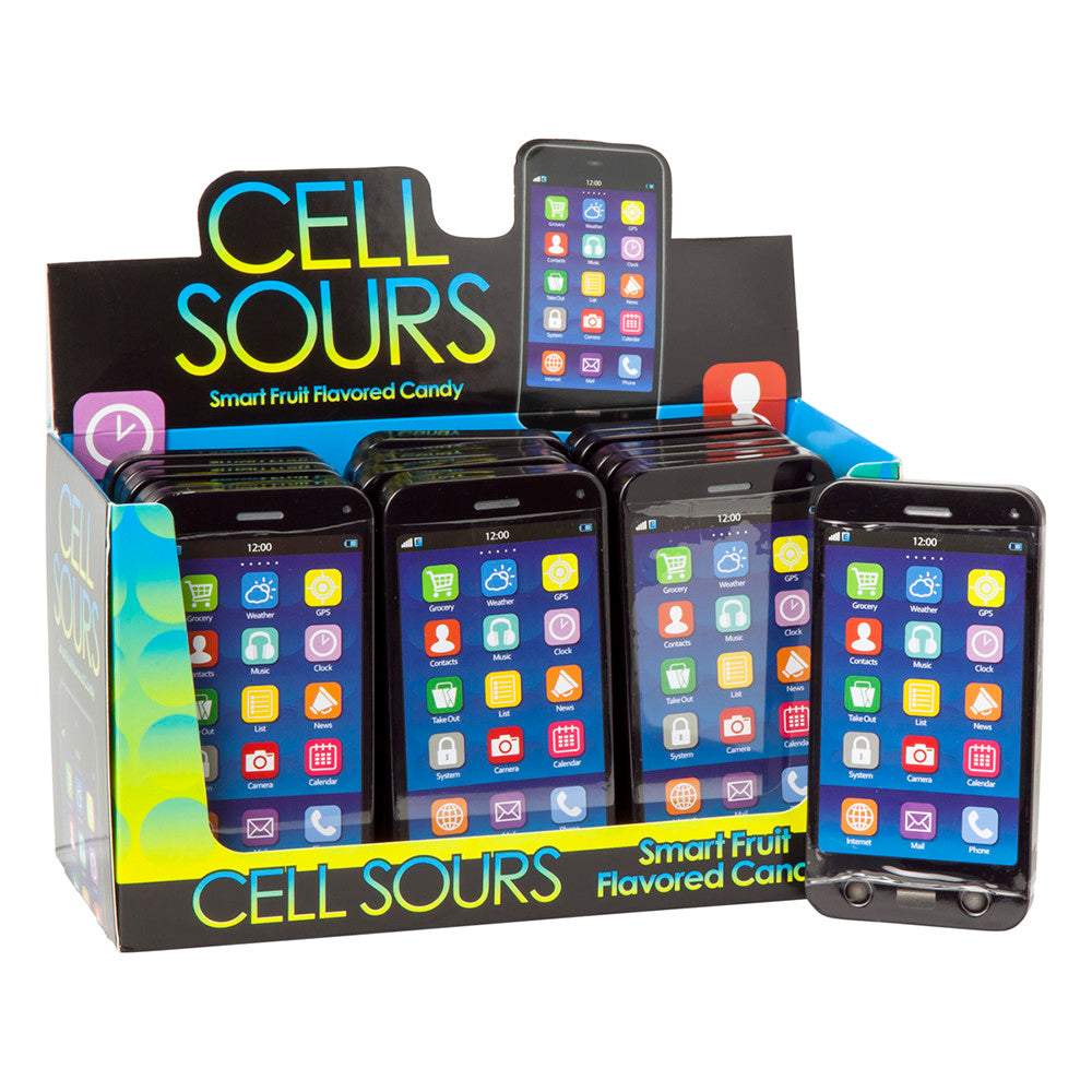 Wholesale Cell Sours Smart Fruit Candy 1 Oz Tin- Bulk