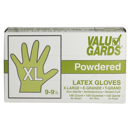 Wholesale Companions Case Gloves Latex Powdered Extra Large- Bulk