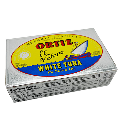 Wholesale Ortiz Tuna in Olive Oil Reserva 4oz- Bulk
