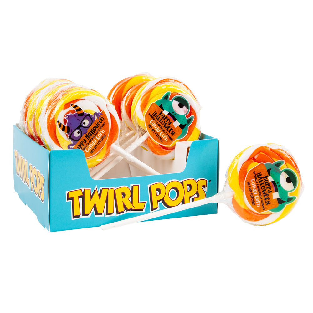 Wholesale Twirl Pops Halloween Lollipop 1 Oz- Bulk
