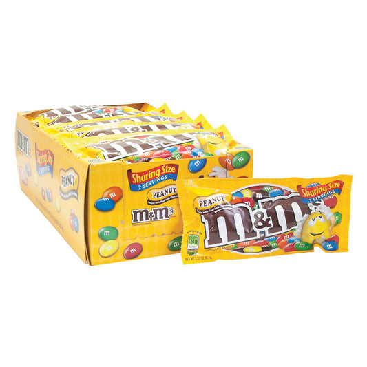 Wholesale M&M'S Peanut Share Size 3.27 Oz Bag- Bulk