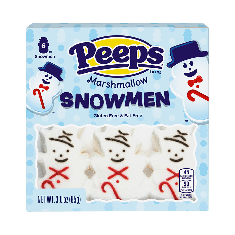 Wholesale Peeps Marshmallow Snowmen 3 Oz Tray- Bulk