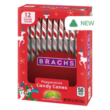 Wholesale Brach'S Red And White Peppermint Candy Canes 12 Pc 5.3 Oz Box- Bulk