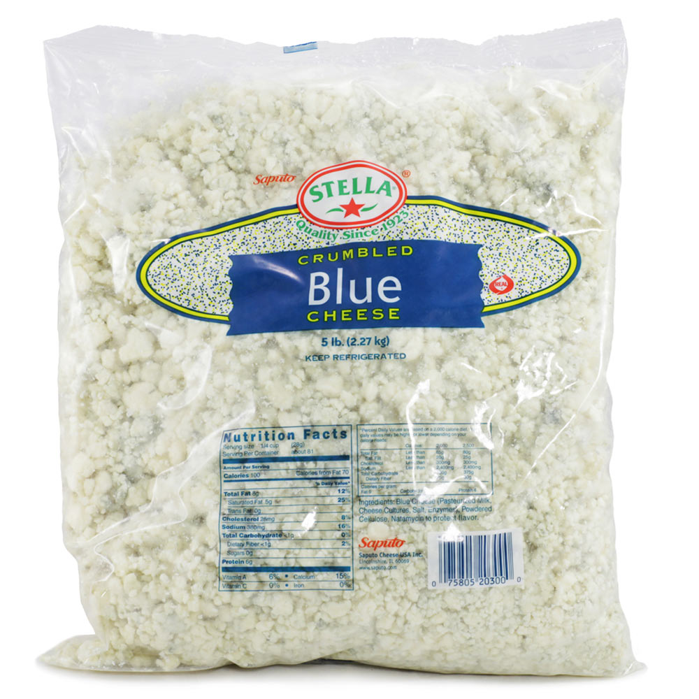 Wholesale Treasure Cave Case Crumbled Blue Cheese- Bulk
