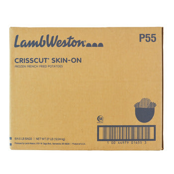 Wholesale Lamb Weston Lattice Cut Unseasoned French Fries 4.5lb- Bulk
