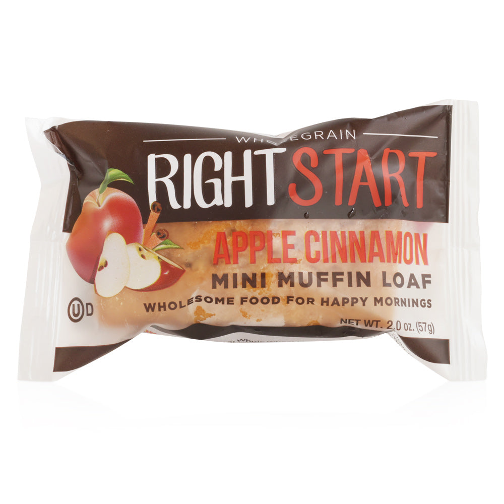 Wholesale Right Start Minni Apple Cinnamon Loaf | 2 oz- Bulk