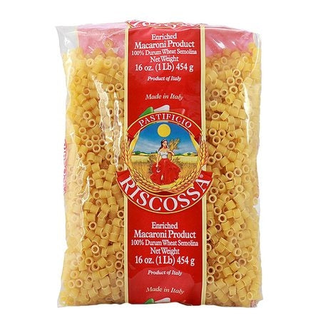 Wholesale Riscossa Case Pater Rigate Ditalini Pasta #63- Bulk