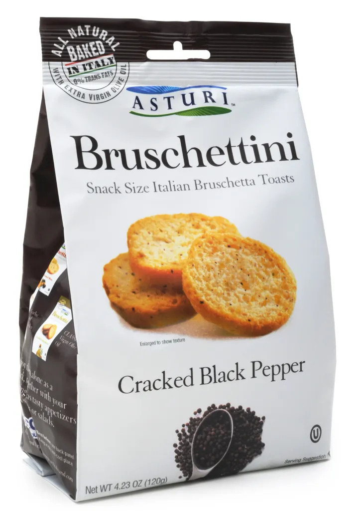 Wholesale Asturi Bruschettini Black Pepper- Bulk