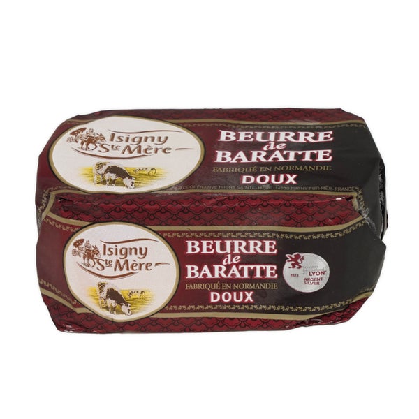 Wholesale Isigny Beurre Baratte Unsalted 250G- Bulk
