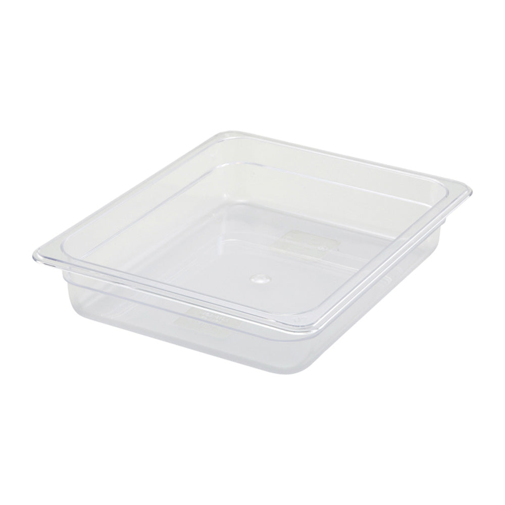 Wholesale Winco Case Clear Half Sized Food Pan 2.5 Inch Deep- Bulk