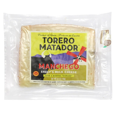 Wholesale Torero Matador Case Manchego Cheese Wedges 6 Months- Bulk