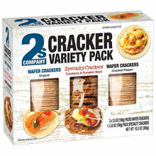 Wholesale 2S Company Cracker Variety Pack (Original, Cranberry & Pumpkin Seed, Pepper) 10.5 Oz- Bulk