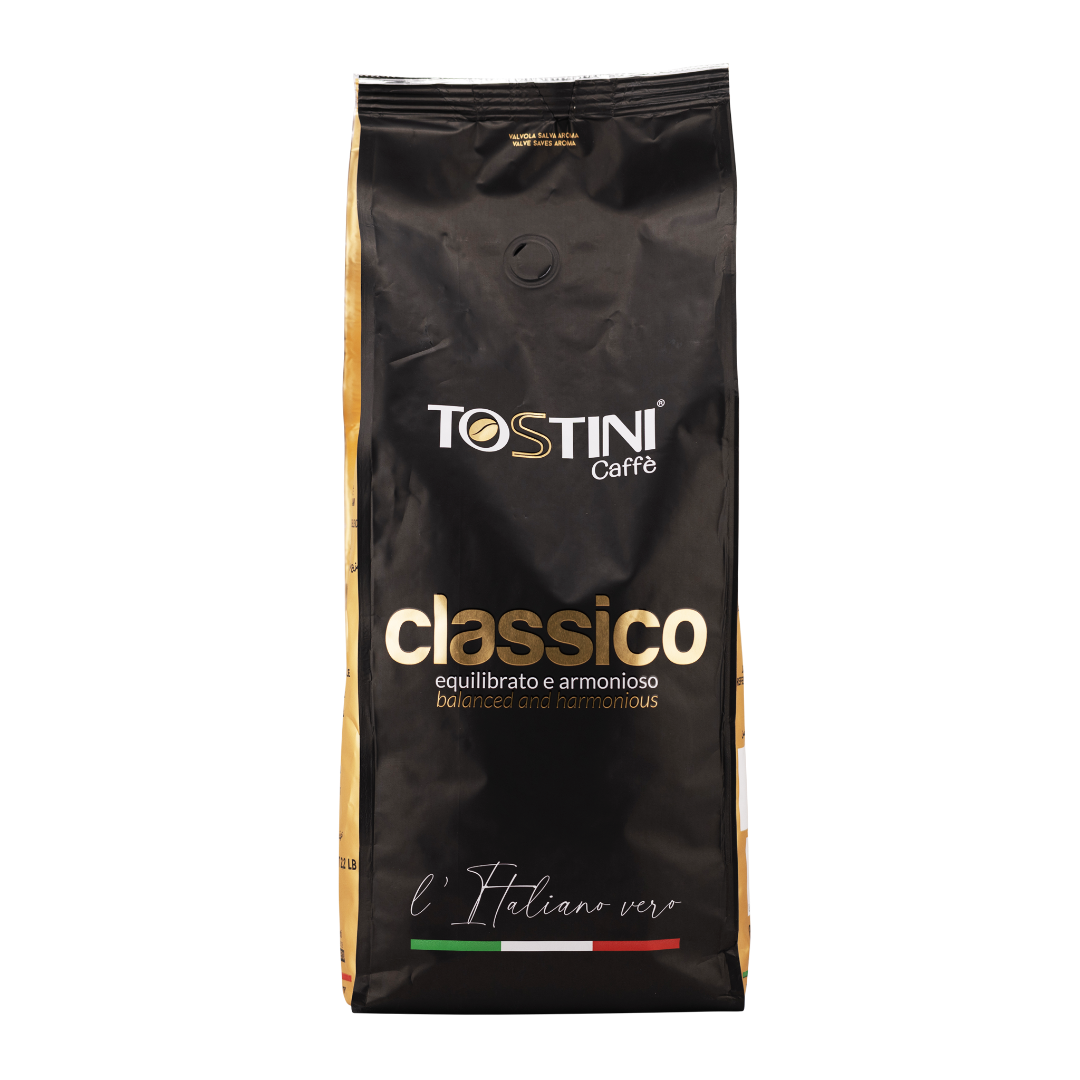Wholesale Tostini Caffe Case Classico Blend Coffee Beans- Bulk
