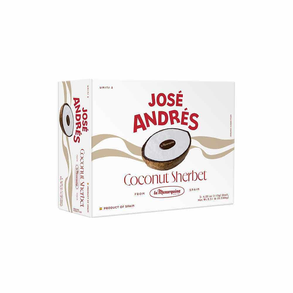 Wholesale José Andrés Coconut Ice Cream 8.11 Oz- Bulk