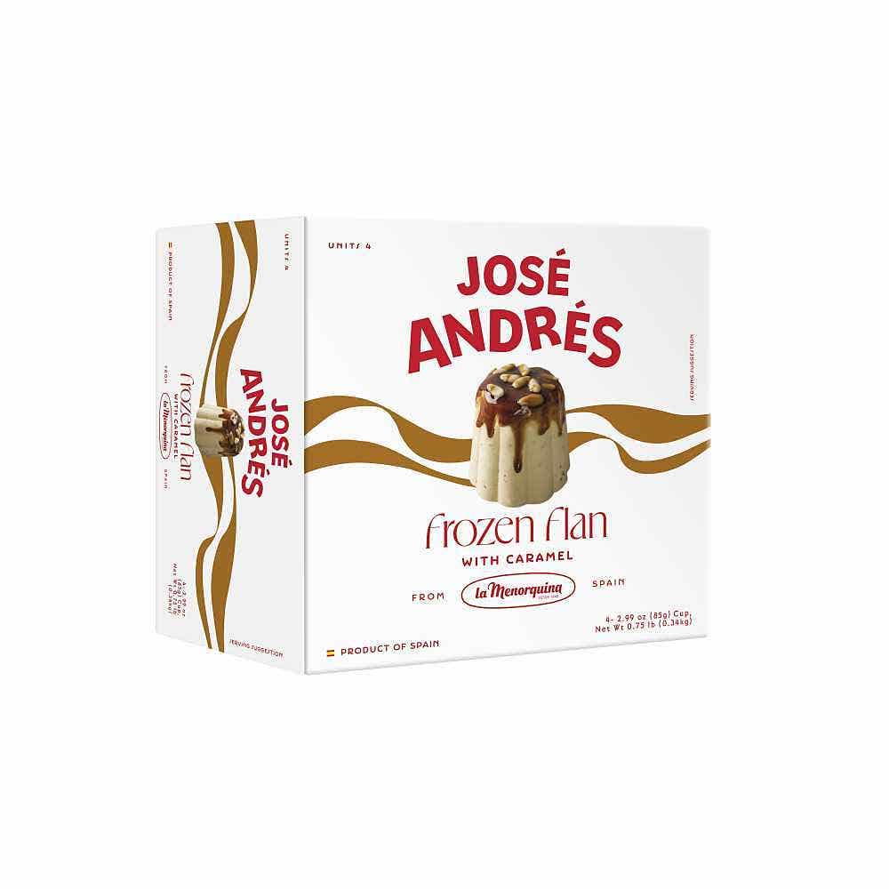 Wholesale José Andrés Flan Biscuit Ice Cream 12 Oz- Bulk