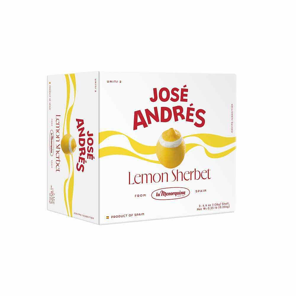 Wholesale José Andrés Lemon Ice Cream In A Shell 8.88 Oz- Bulk
