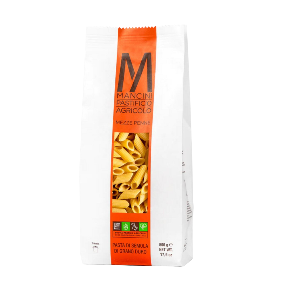 Wholesale Mancini Case Mezze Penne Pasta- Bulk