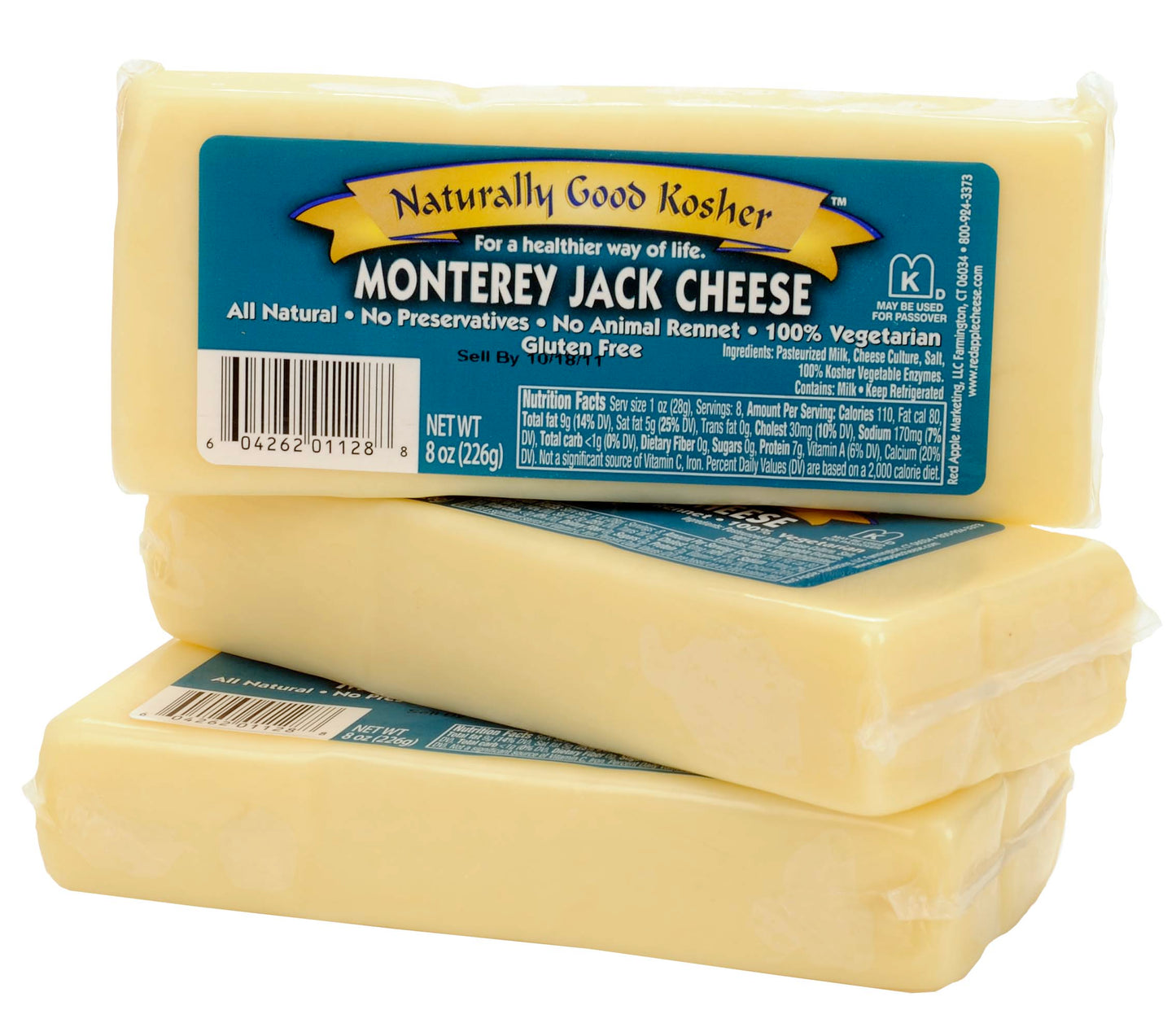 Wholesale Naturally Good Kosher Mont.Jack Bar- Bulk
