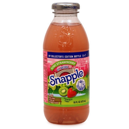 Wholesale Snapple Strawberry Kiwi Beverage Plastic Bottle | 16 oz- Bulk