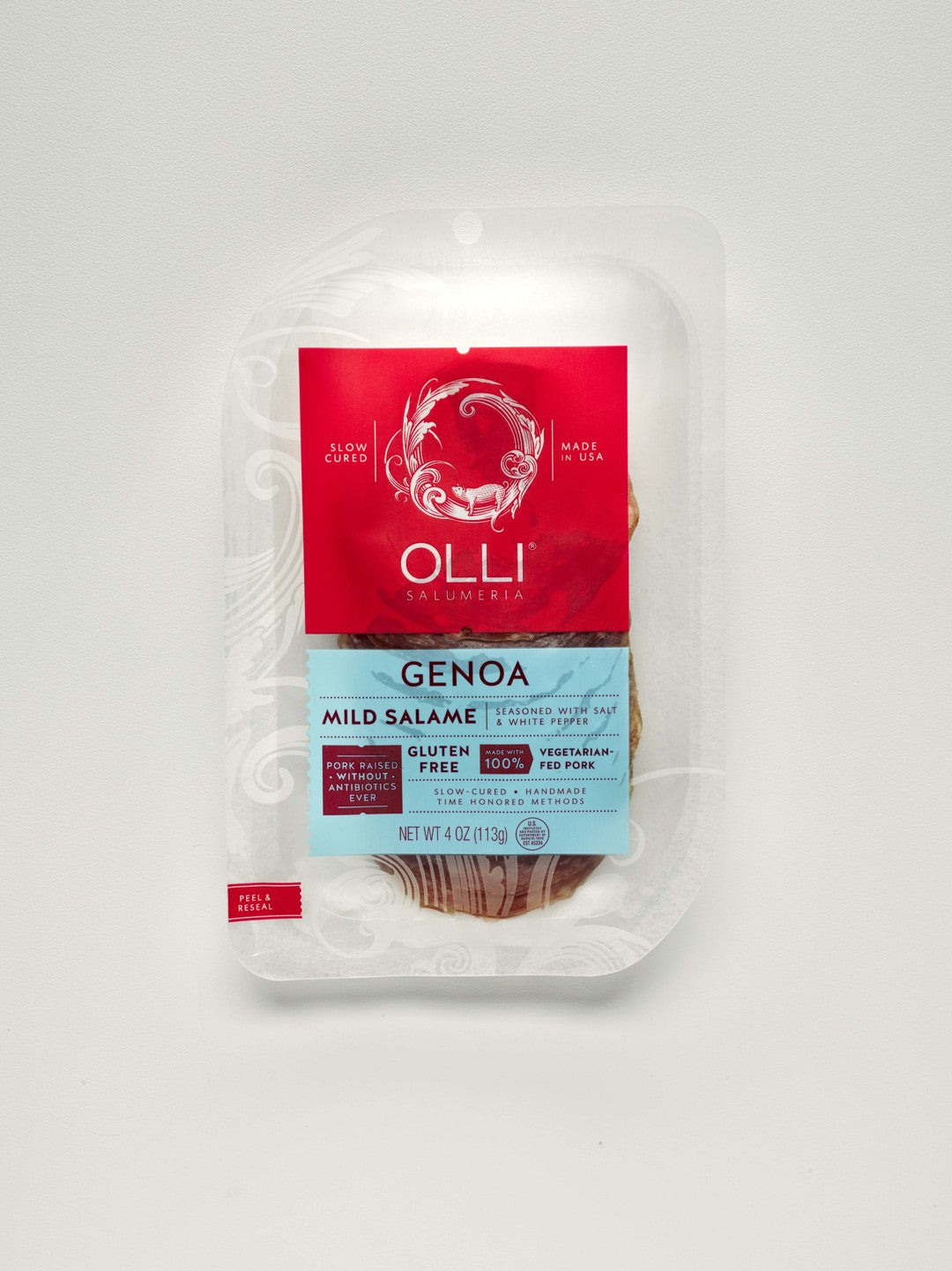 Wholesale Olli Pre-Sliced Genoa Salame X.- Bulk