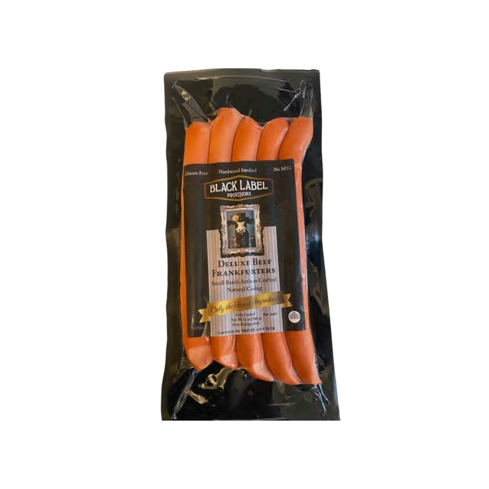 Wholesale Black Label Pr Case Extra Long Beef Hot Dog- Bulk