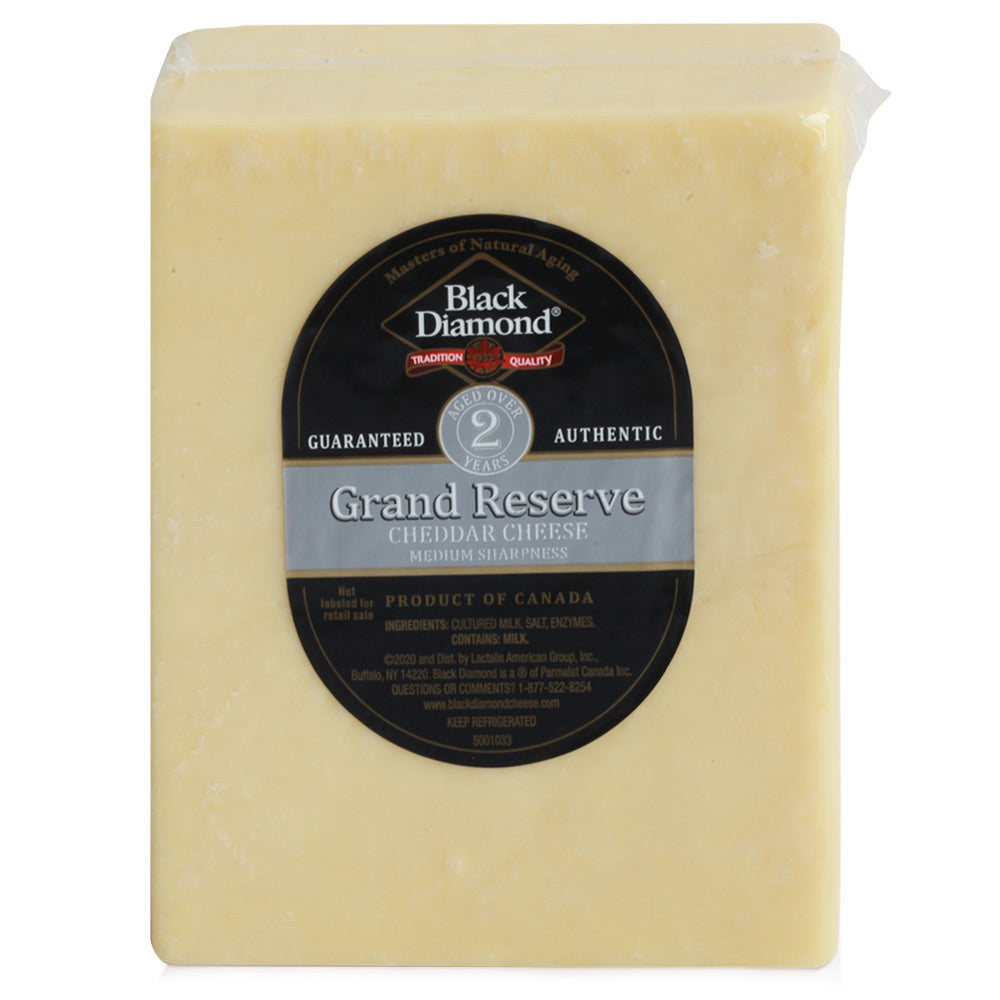 Wholesale Black Diamond Case White Cheddar 2 Year Black Wax Cheese- Bulk