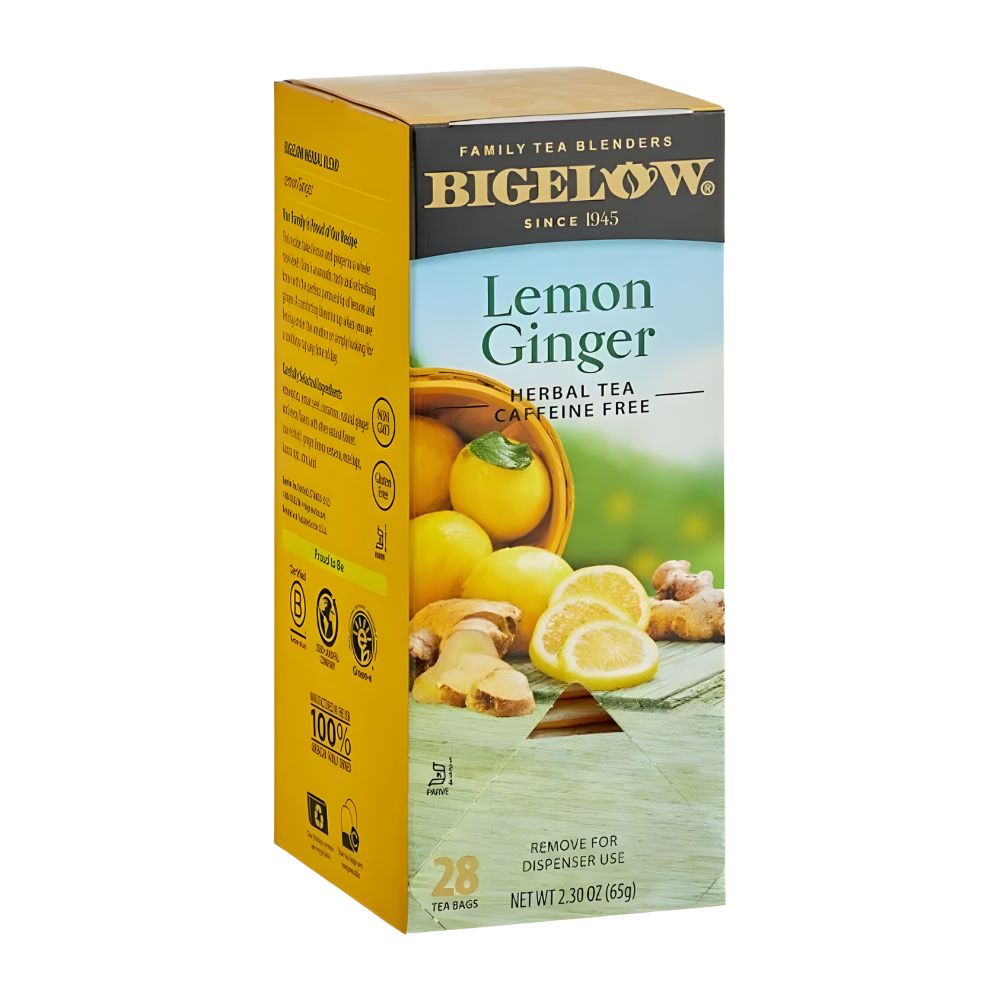 Wholesale Bigelow Case Lemon Ginger Herbal Tea- Bulk