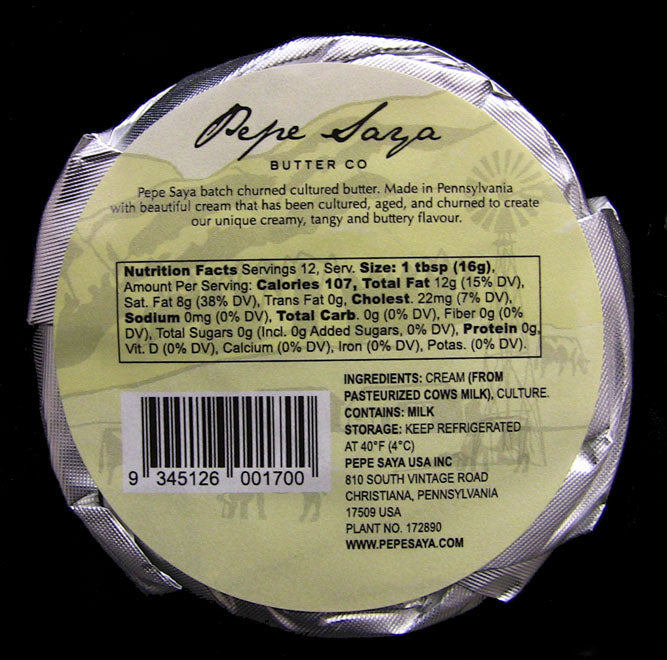 Wholesale Pepe Saya Culturd Unsltd Butter 7Oz- Bulk