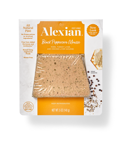 Wholesale Alexian Sliced Black Pepper Mousse- Bulk