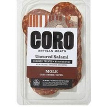 Wholesale Coro Foods Uncured Chipotle & Cocoa Salami Sliced 3 Oz- Bulk