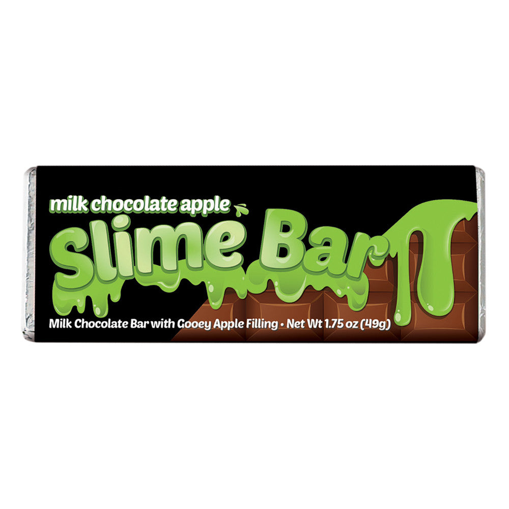Wholesale MoMints Milk Chocolate Apple Slime Bar 1.75 Oz Bar- Bulk