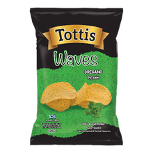 Wholesale Tottis Chips Waves W/ Oregano 90 Gram- Bulk