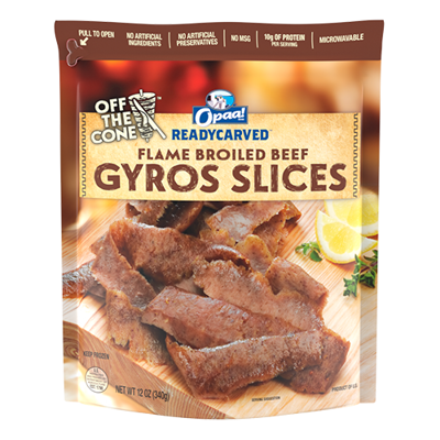 Wholesale Grecian Deligh Gyro Readycarved Beef Opaa! 12 Oz- Bulk