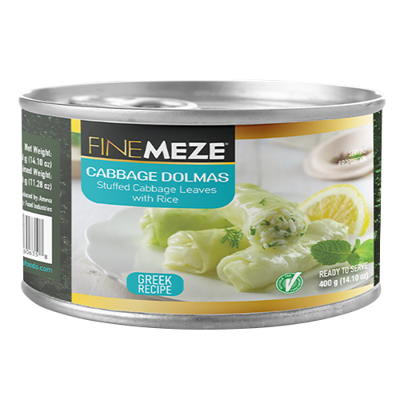 Wholesale Finemeze Cabbage Leaves -Stuffed W/Rice 400 G- Bulk