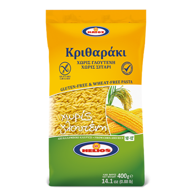 Wholesale Helios Pasta Orzo Gluten Free 400 Gram- Bulk