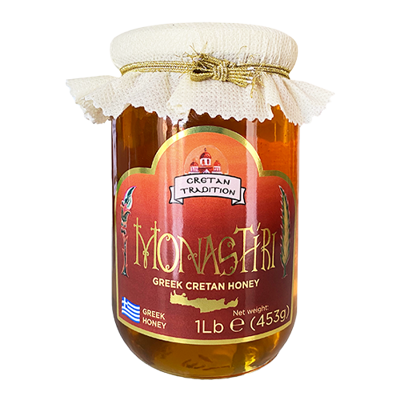 Wholesale Monastiri Honey (Crete) Monastiri 450 Gram- Bulk