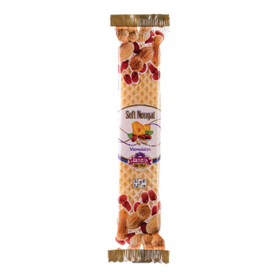 Wholesale Jannis Nugat Soft W/Peanuts 55 Gram- Bulk