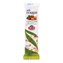 Wholesale Jannis Nugat Soft W/Hazelnuts & Caramel 60 Gram- Bulk