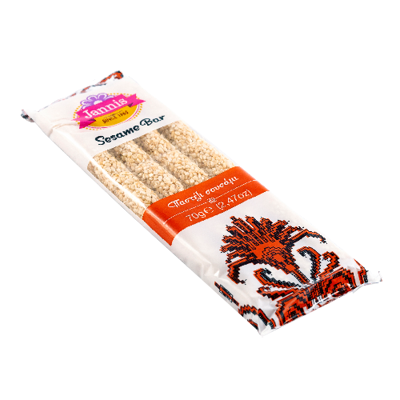 Wholesale Jannis Pasteli Sesame Snacks 70 Gram- Bulk