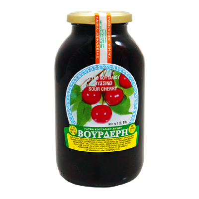 Wholesale Vourderis Preserve Sour Cherry 950 Gram- Bulk
