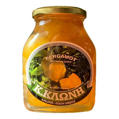 Wholesale Klonis Preserve Pergamot 16 Oz- Bulk