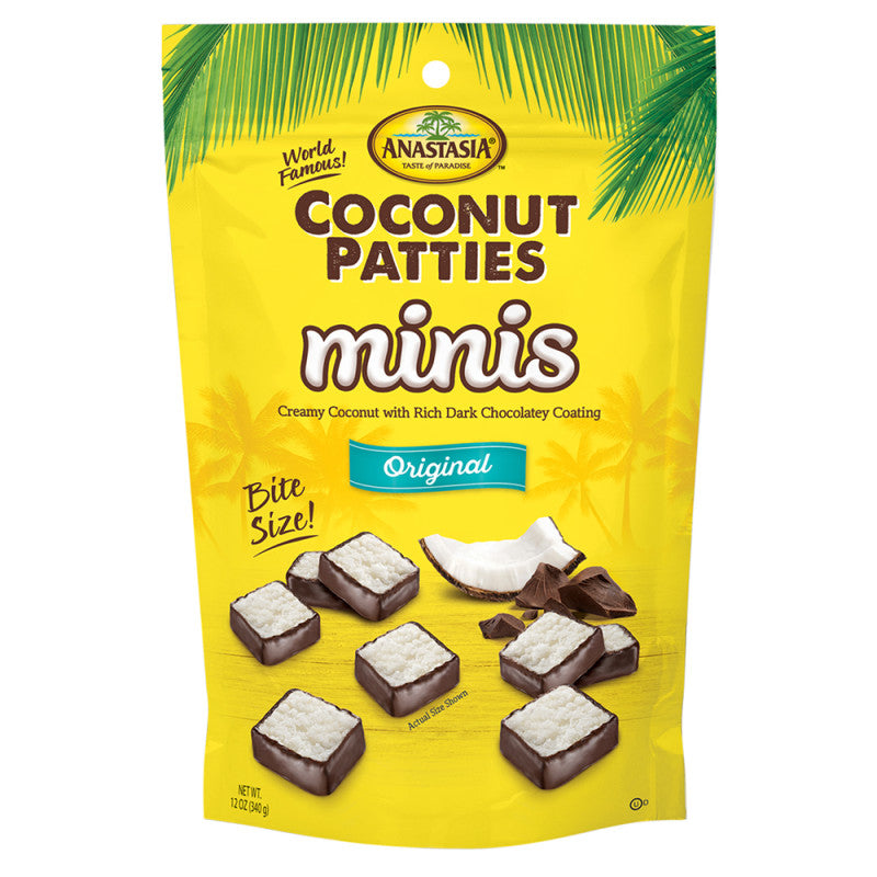 Wholesale Oh!Asis Original Mini Coconut Patties 12 Oz Pouch *Fl Dc Only*- Bulk