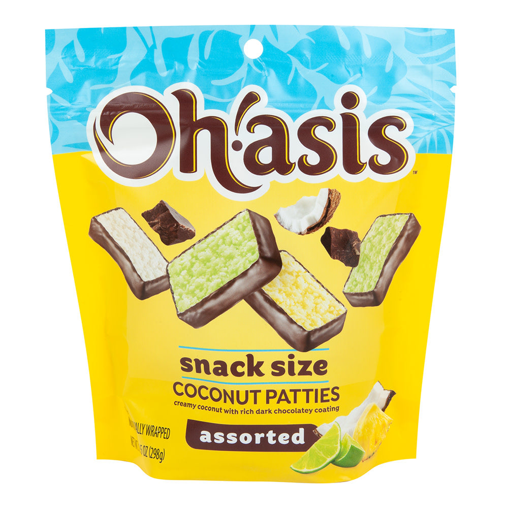 Wholesale Oh!Asis Assorted Mini Coconut Patties 12 Oz Pouch *Fl Dc Only*- Bulk