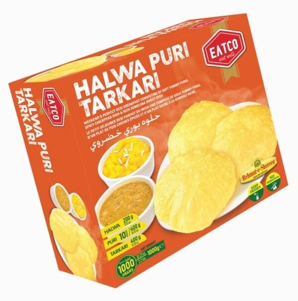 Wholesale Rehmat-e-Shereen EATCo Halwa Puri 10pcs 1000g- Bulk