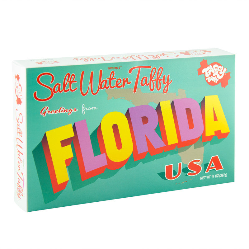 Wholesale Florida Greetings Salt Water Taffy 12 Oz Gift Box *Fl Dc Only*- Bulk