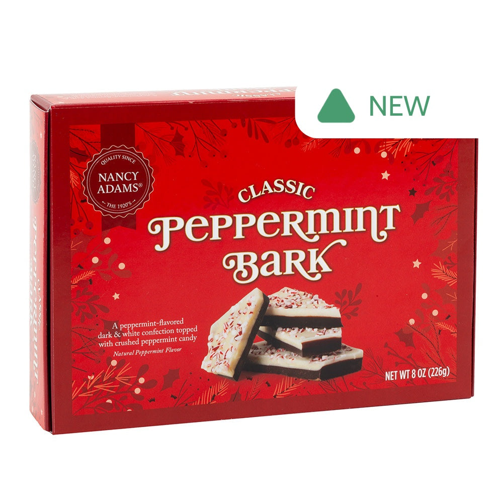 Wholesale Nancy Adams Peppermint Bark 8 Oz Box- Bulk